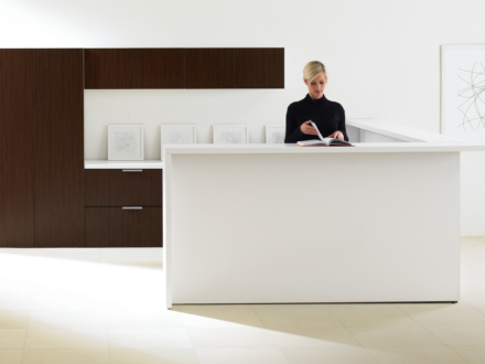 teknion reception desk