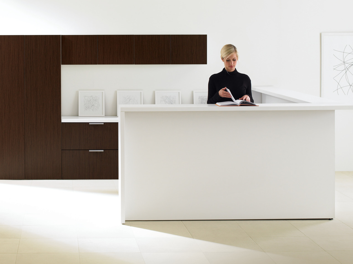 Desks Reception Desks Allwest Furnishings Edmonton