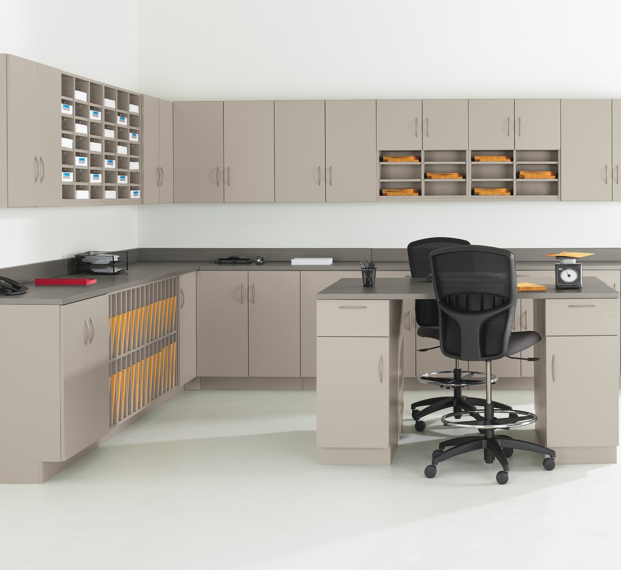 Custom Office Storage | Allwest Furnishings Edmonton