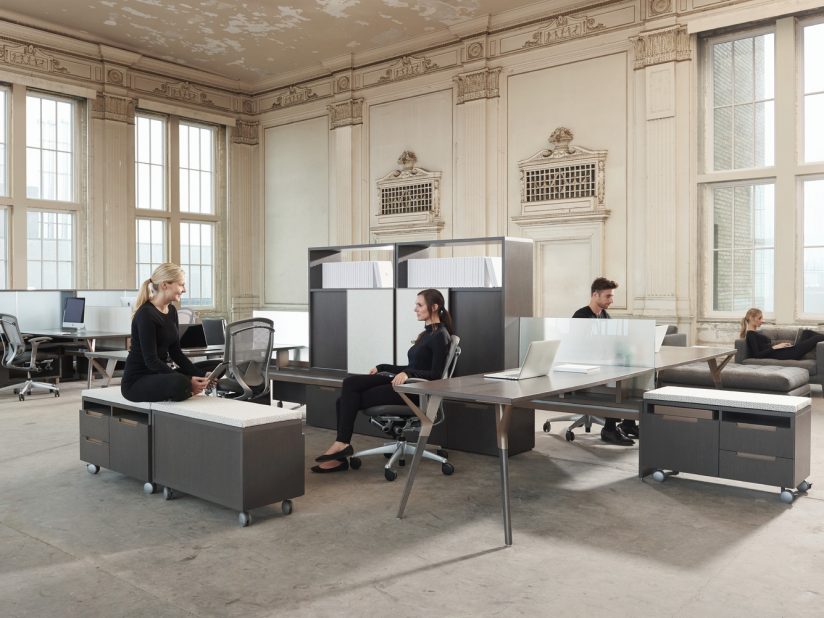 Custom Desk Allwest Furnishings Edmonton