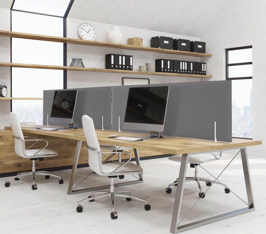 Acoustic Desk Panels Allwest Furnishings Edmonton