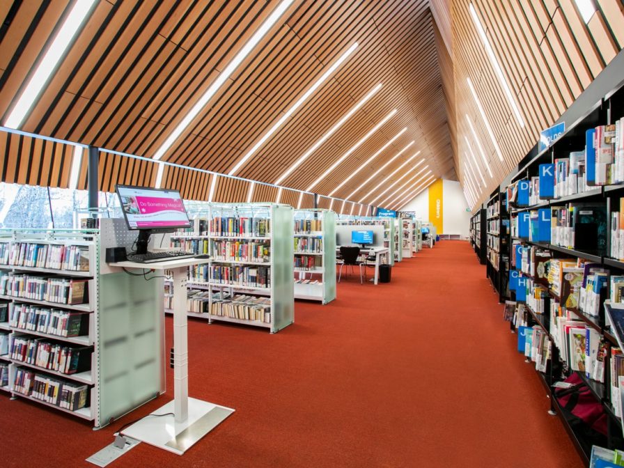 Edmonton Public Library Capilano Branch Allwest Furnishings Edmonton